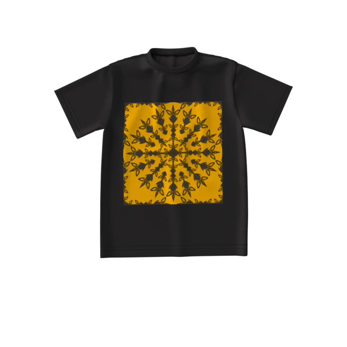 ビッグシルエットTシャツ - S - 正面・黄