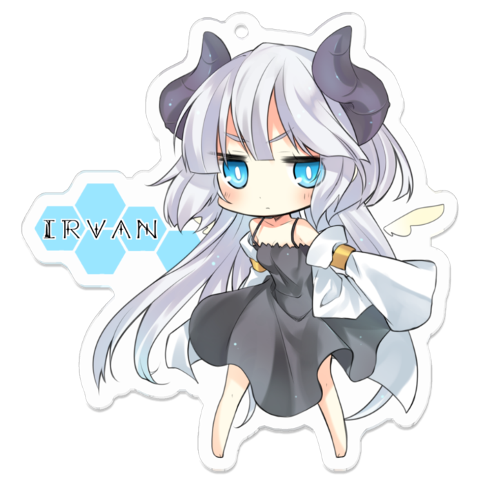 アクリルキーホルダー - 70 x 70 (mm)