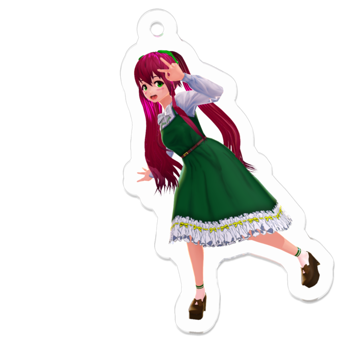 アクリルキーホルダー - 50 x 50 (mm)