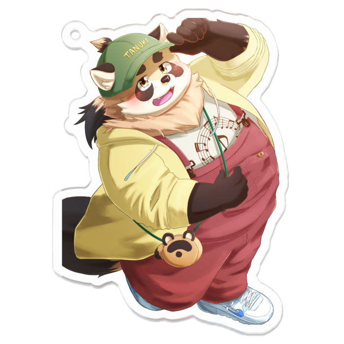 アクリルキーホルダー - 70 x 70 (mm)