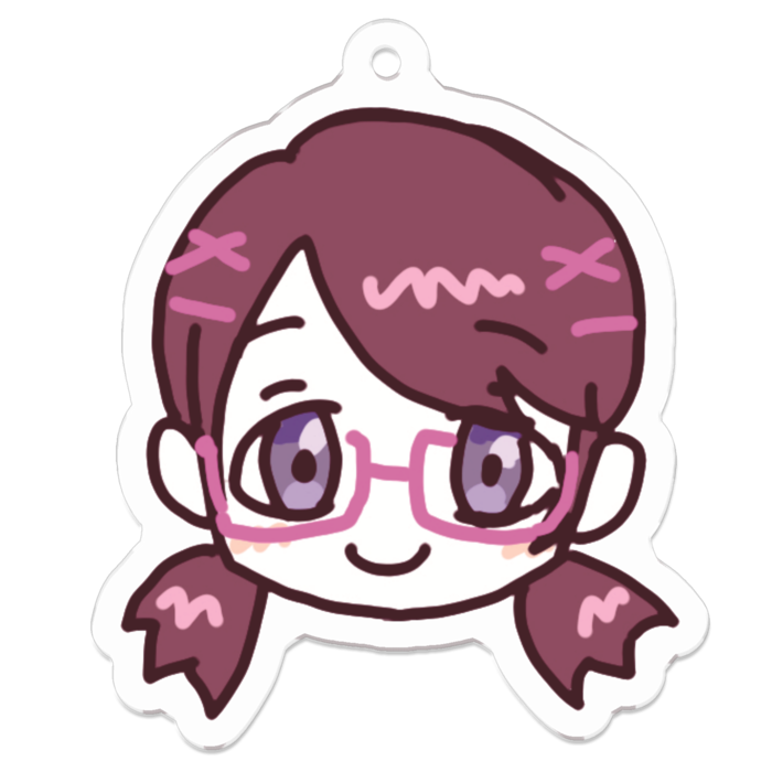 アクリルキーホルダー - 50 x 50 (mm)