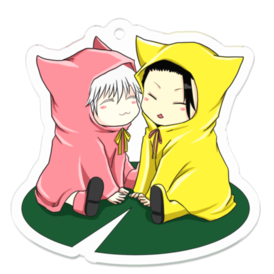 雨合羽725アクリルキーホルダー 茶碗の中 Booth