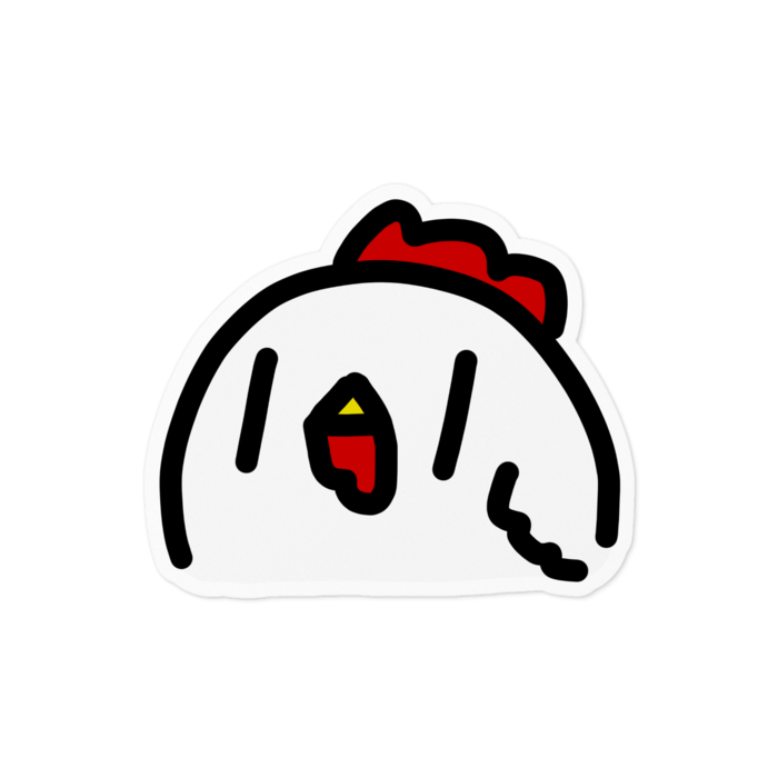 ステッカー - 100 x 100 (mm)