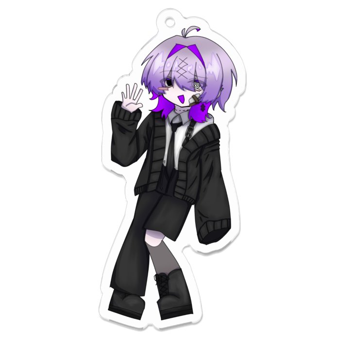 アクリルキーホルダー - 70 x 70 (mm)