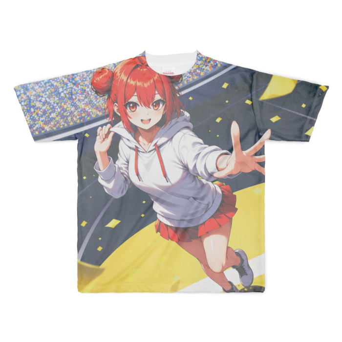 フルグラフィックTシャツ - XL - 正面印刷のみ