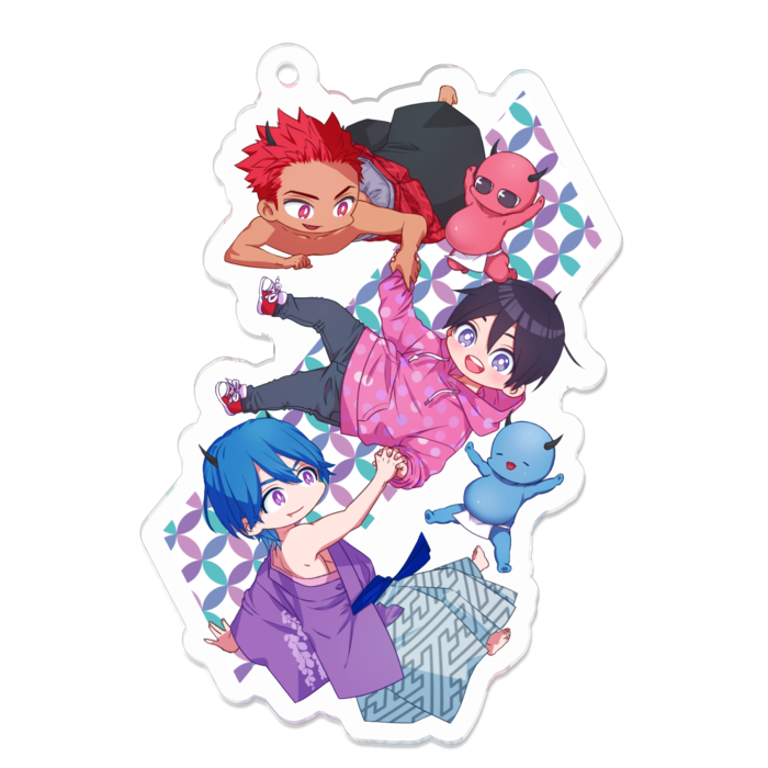 押しかけ鬼婿のwプロポーズ事情 アクリルキーホルダーa 裏面コートなし 雨宮かようbooth Booth