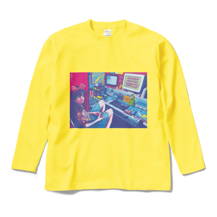 ロングスリーブTシャツ - M - イエロー