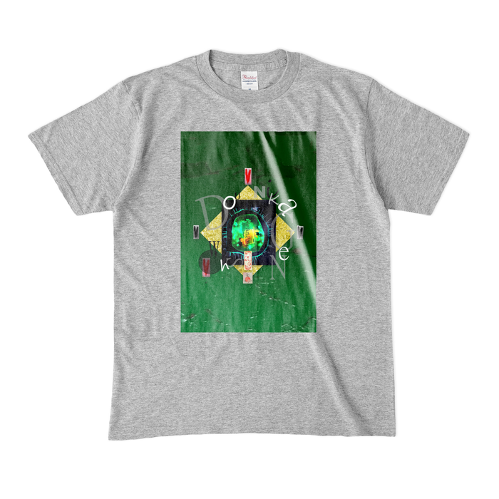 カラーTシャツ(濃色) - M - 杢グレー