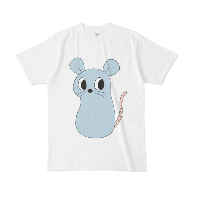 ネズッミのTシャツ - L - 白