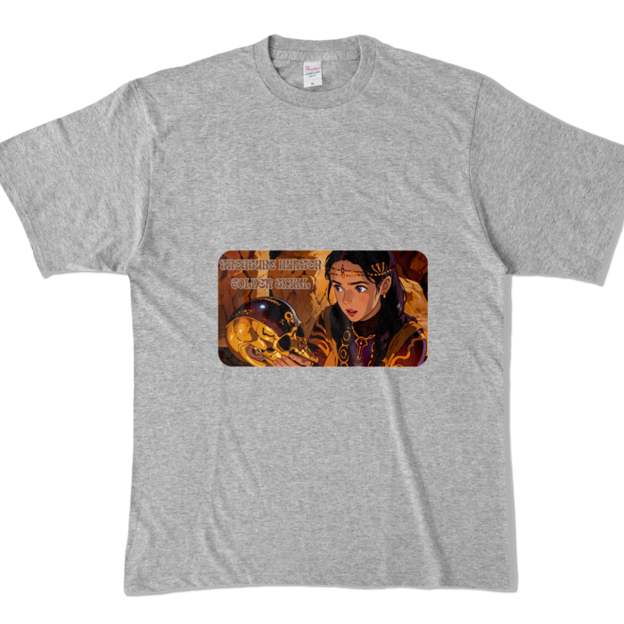 カラーTシャツ - XL - 杢グレー (濃色)