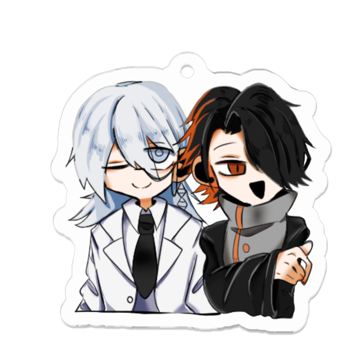 アクリルキーホルダー - 50 x 50 (mm)