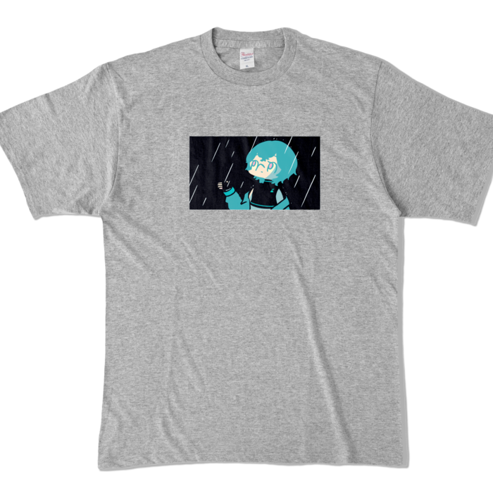 カラーTシャツ - XL - 杢グレー (濃色)