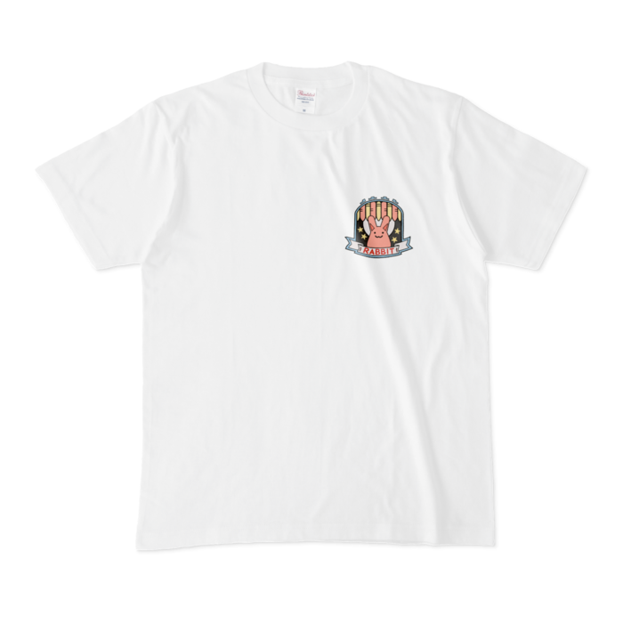 Tシャツ - M - 白(カラーロゴ)