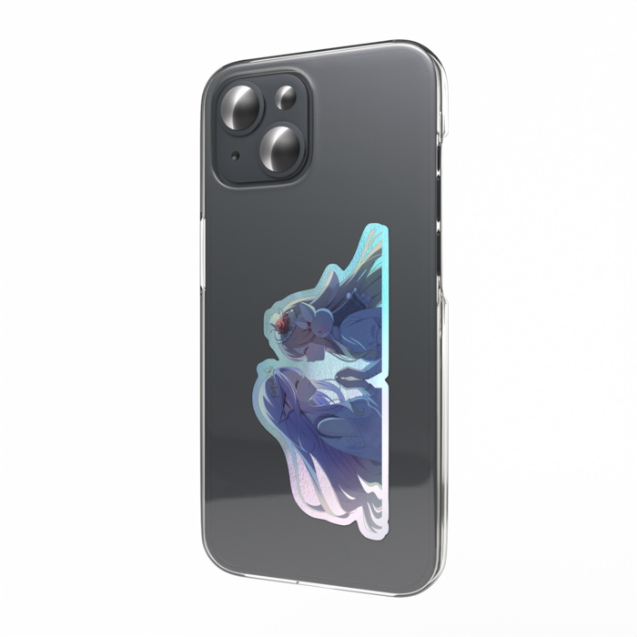 オーロラスマホステッカー - 縦