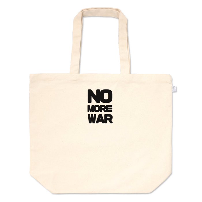 NO MORE WAR(黒)トートバッグ 