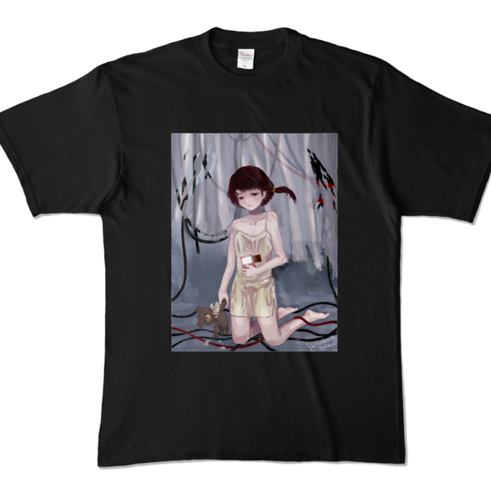 カラーTシャツ - XL - ブラック (濃色)