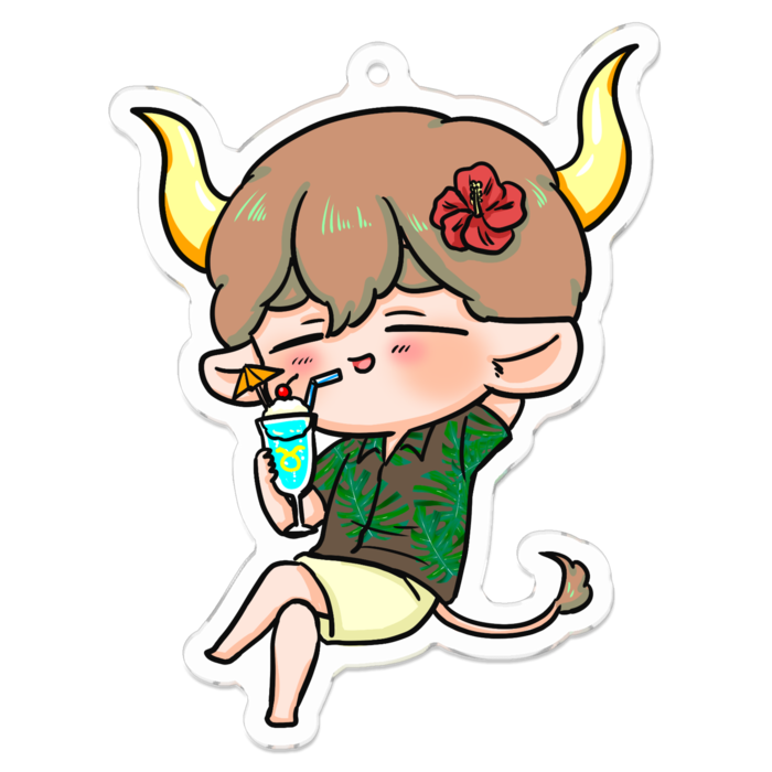 アクリルキーホルダー - 70 x 70 (mm)