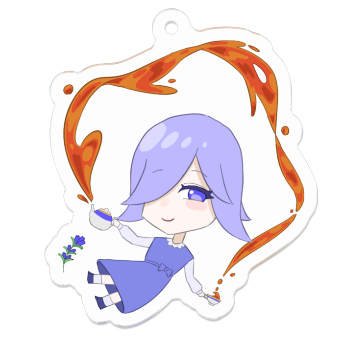 アクリルキーホルダー - 50 x 50 (mm)