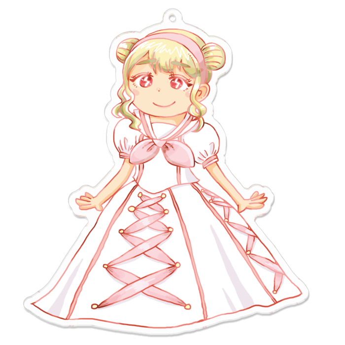 アクリルキーホルダー - 100 x 100 (mm)