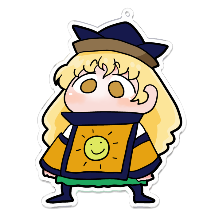 アクリルキーホルダー - 100 x 100 (mm)