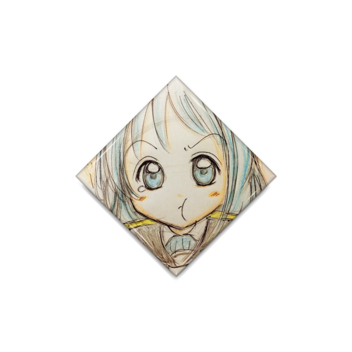 缶バッジ - ひし形40mm