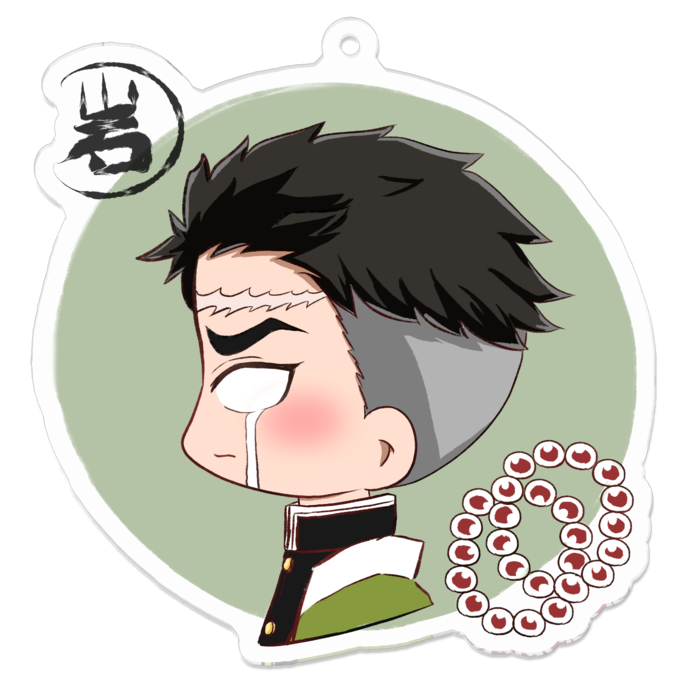 アクリルキーホルダー - 70 x 70 (mm)