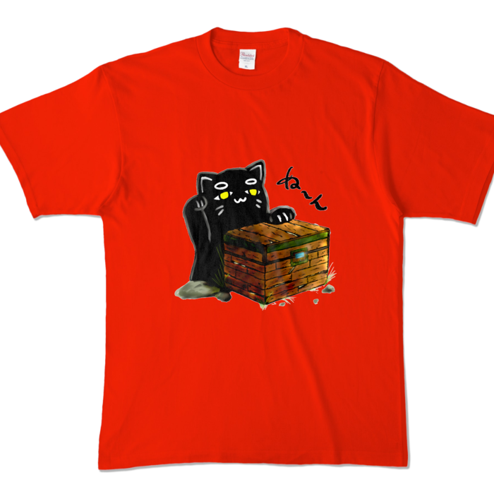 カラーTシャツ - XL - レッド (濃色)