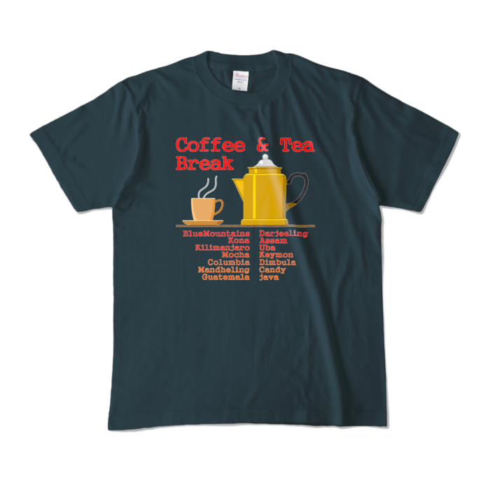 カラーTシャツ - M - デニム (濃色)