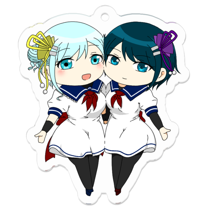 アクリルキーホルダー - 50 x 50 (mm)