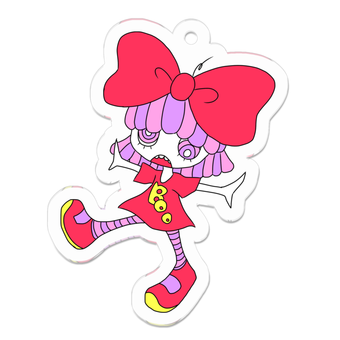 アクリルキーホルダー - 50 x 50 (mm)