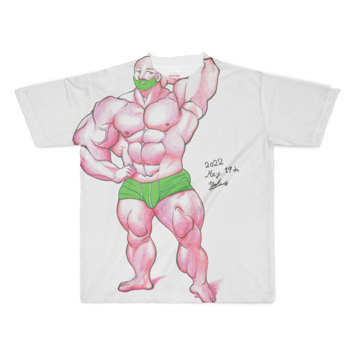 フルグラフィックTシャツ - XL - 正面印刷のみ