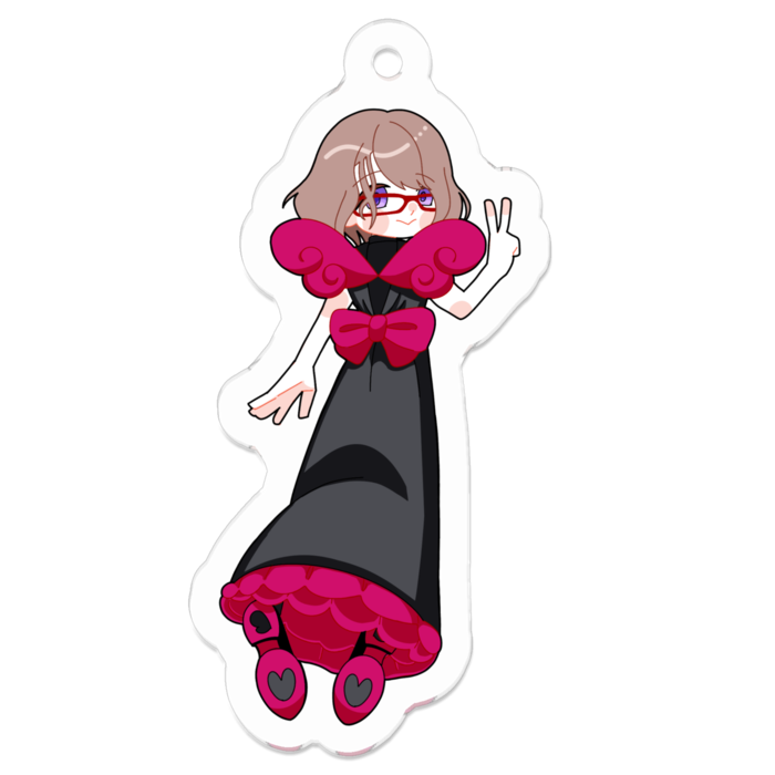 アクリルキーホルダー - 50 x 50 (mm)