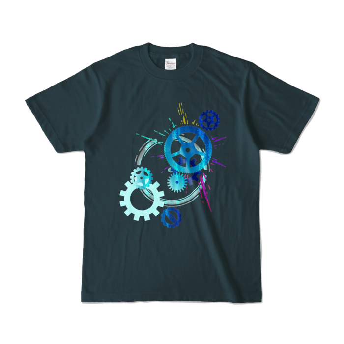 カラーTシャツ - S - デニム (濃色)