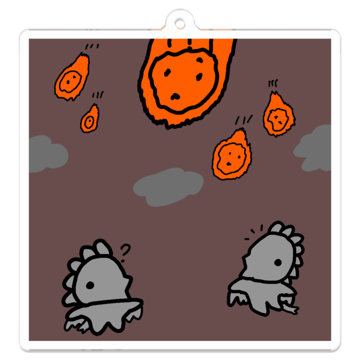 8.恐竜絶滅の一つ　隕石