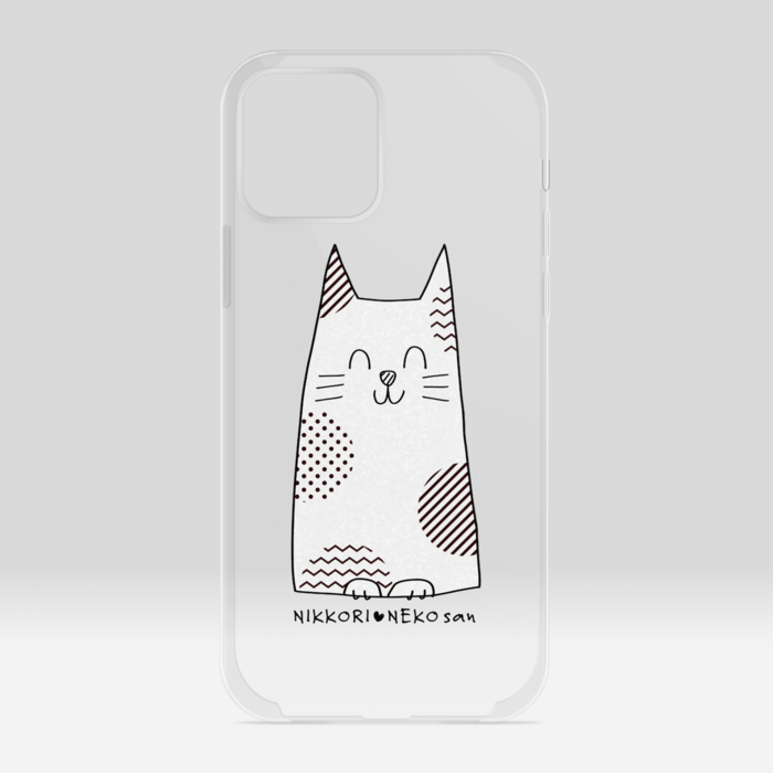 丸模様猫さん（iPhone12 / 12 Pro）