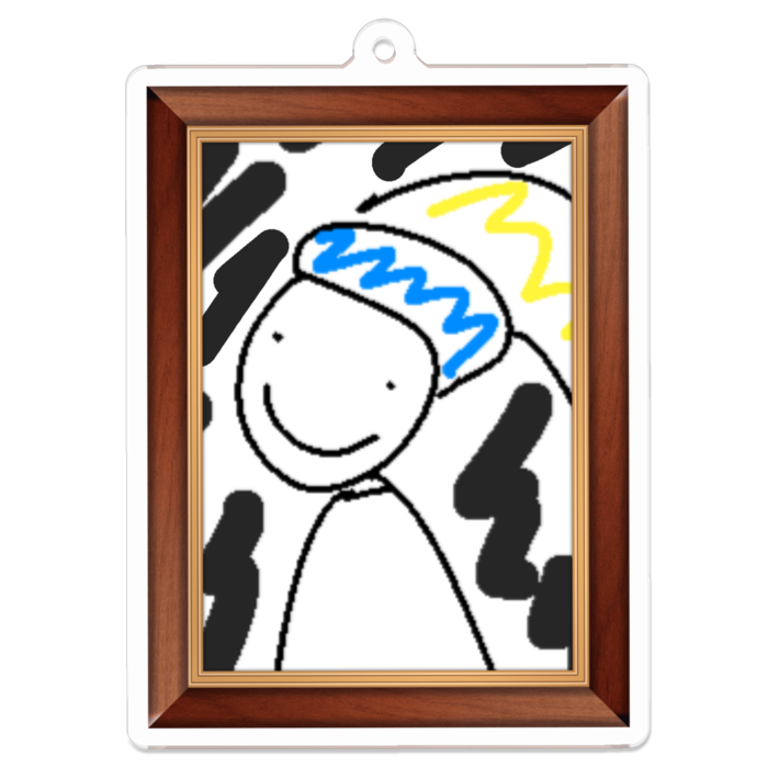 アクリルキーホルダー - 70 x 70 (mm)