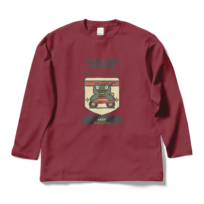 ロングスリーブTシャツ - L - バーガンディ