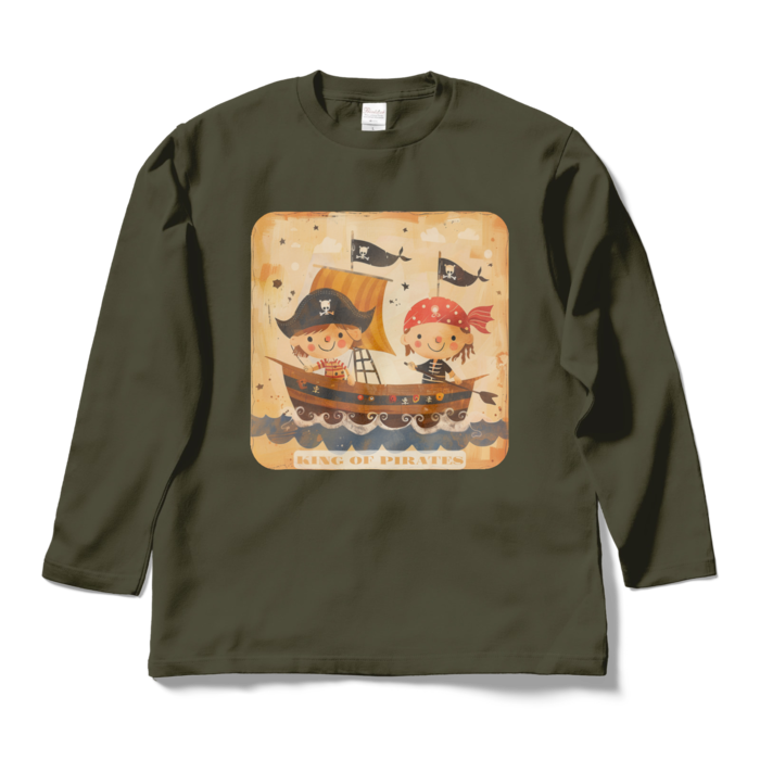 ロングスリーブTシャツ - L - アーミーグリーン