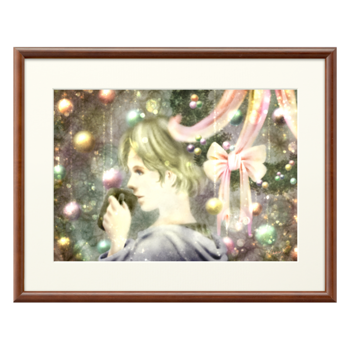 複製画(プリモアート) - A3　　額縁の色・ブラウン