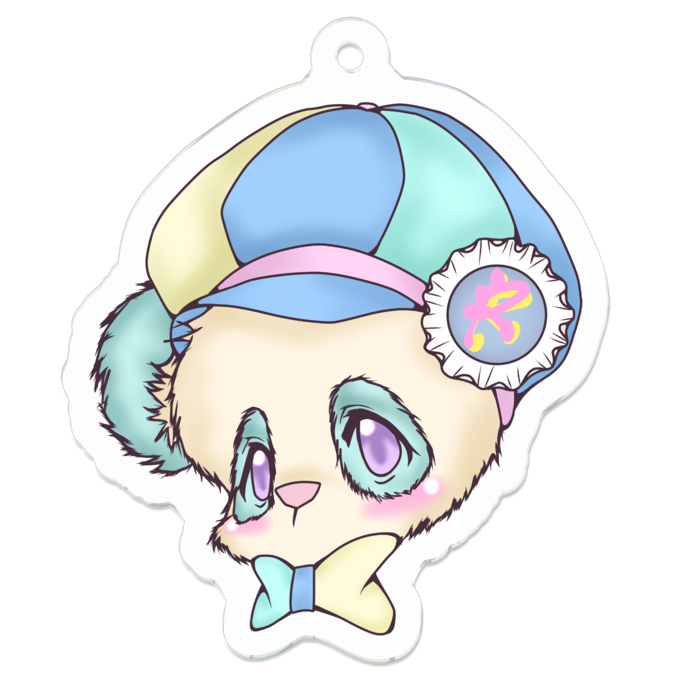 アクリルキーホルダー - 50 x 50 (mm)