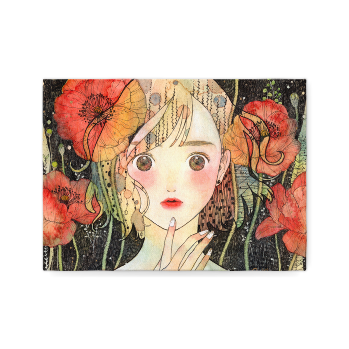 キャンバスアート Poppy Make Yamagamiaya Booth Booth