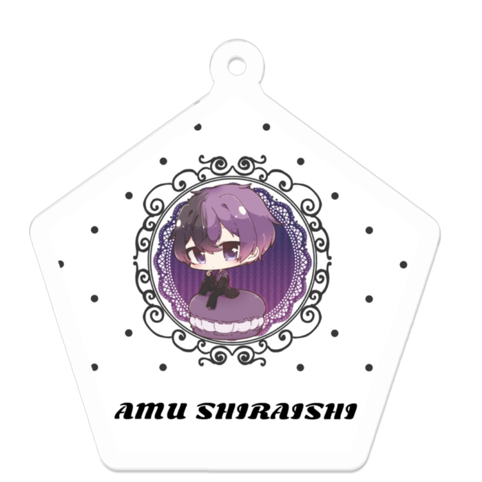 アクリルキーホルダー - 50 x 50 (mm)