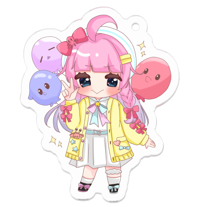 アクリルキーホルダー - 50 x 50 (mm)