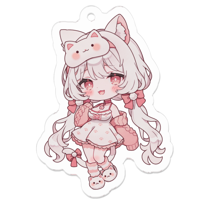 ①アクリルキーホルダー - 50 x 50 (mm)