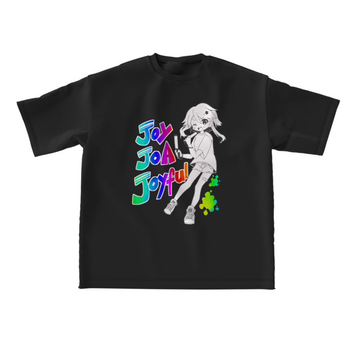 【B】JJJシャツ黒 - L -