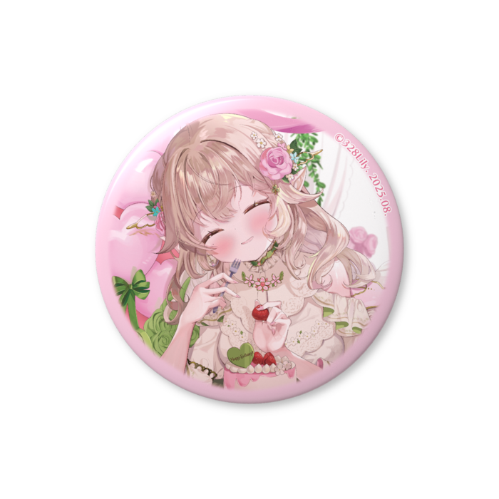 缶バッジ（バリュー） - 32mm(にっこり)