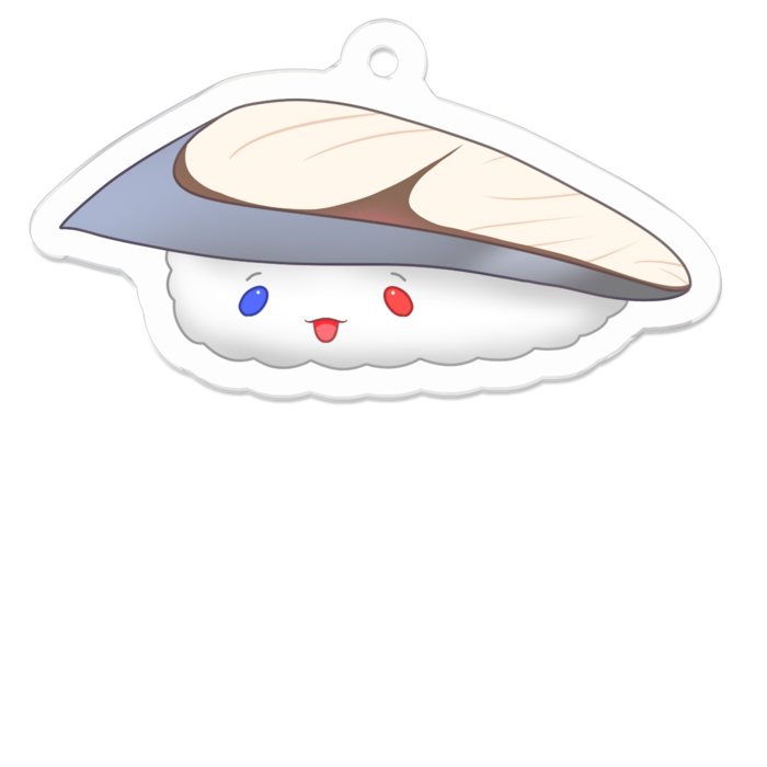 アクリルキーホルダー - 50 x 50 (mm)