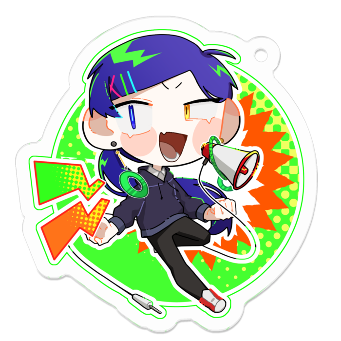 アクリルキーホルダー - 50 x 50 (mm)