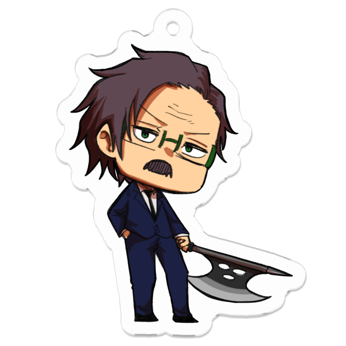 アクリルキーホルダー - 50 x 50 (mm)