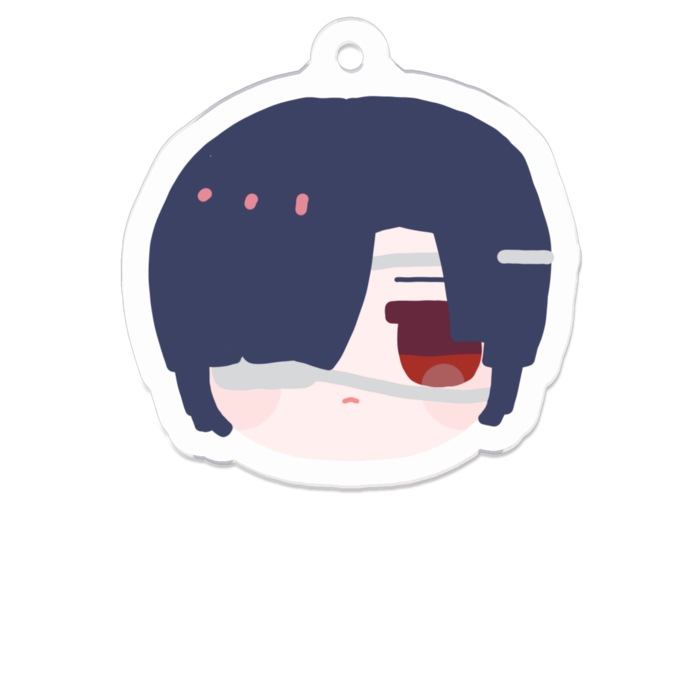 アクリルキーホルダー - 50 x 50 (mm)